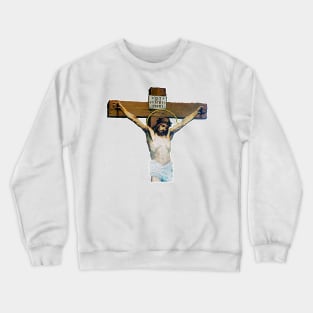Jesus on the cross Crewneck Sweatshirt